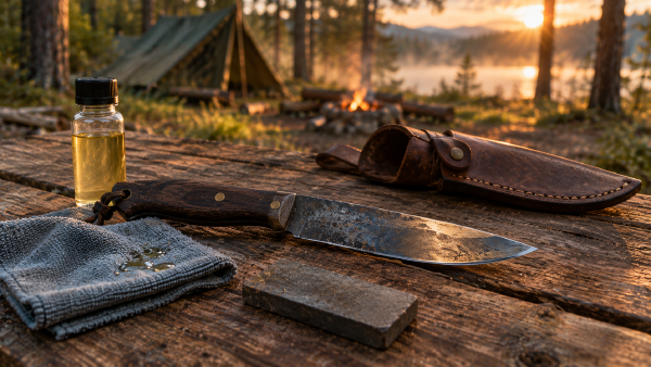 Caring for Carbon Steel Cutlery in the Field: A Complete Guide