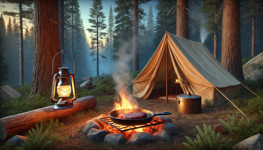 Campsite Setup Example - Traditional