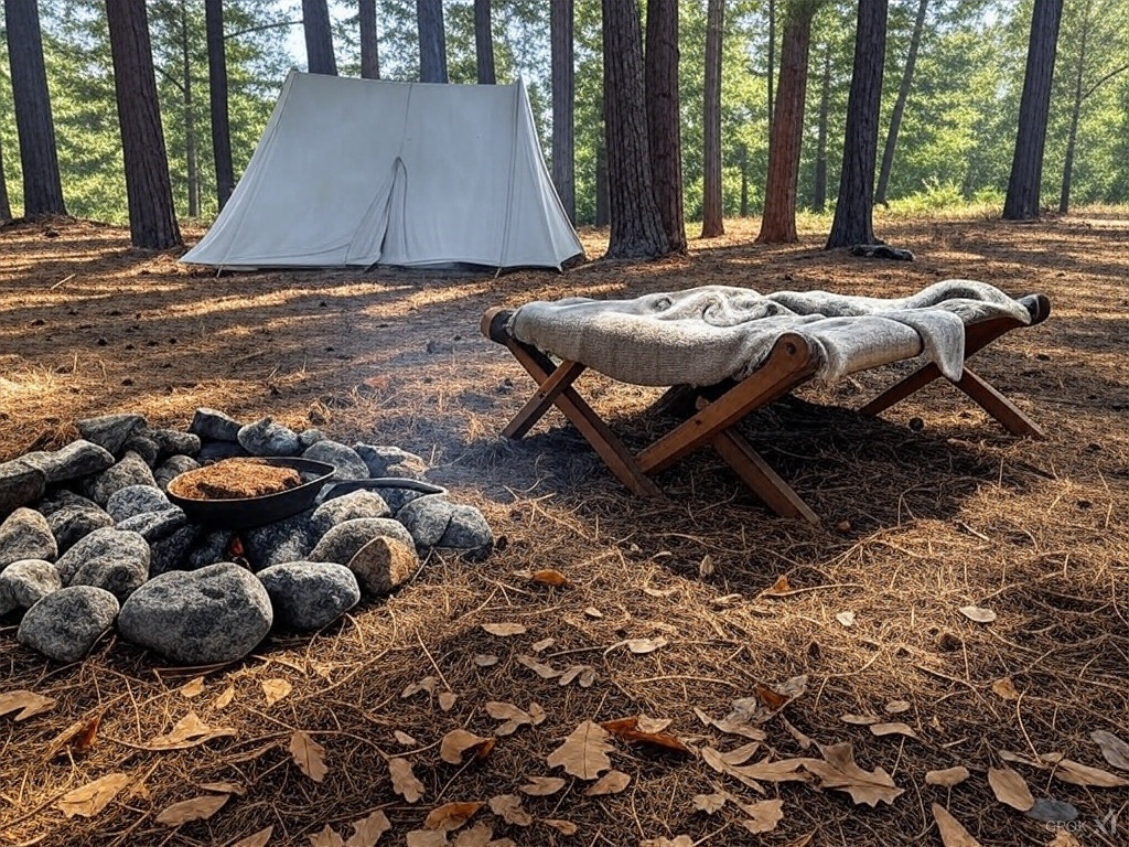 Tent and Cod
