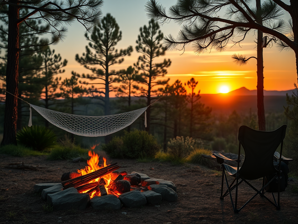 hammock sunset