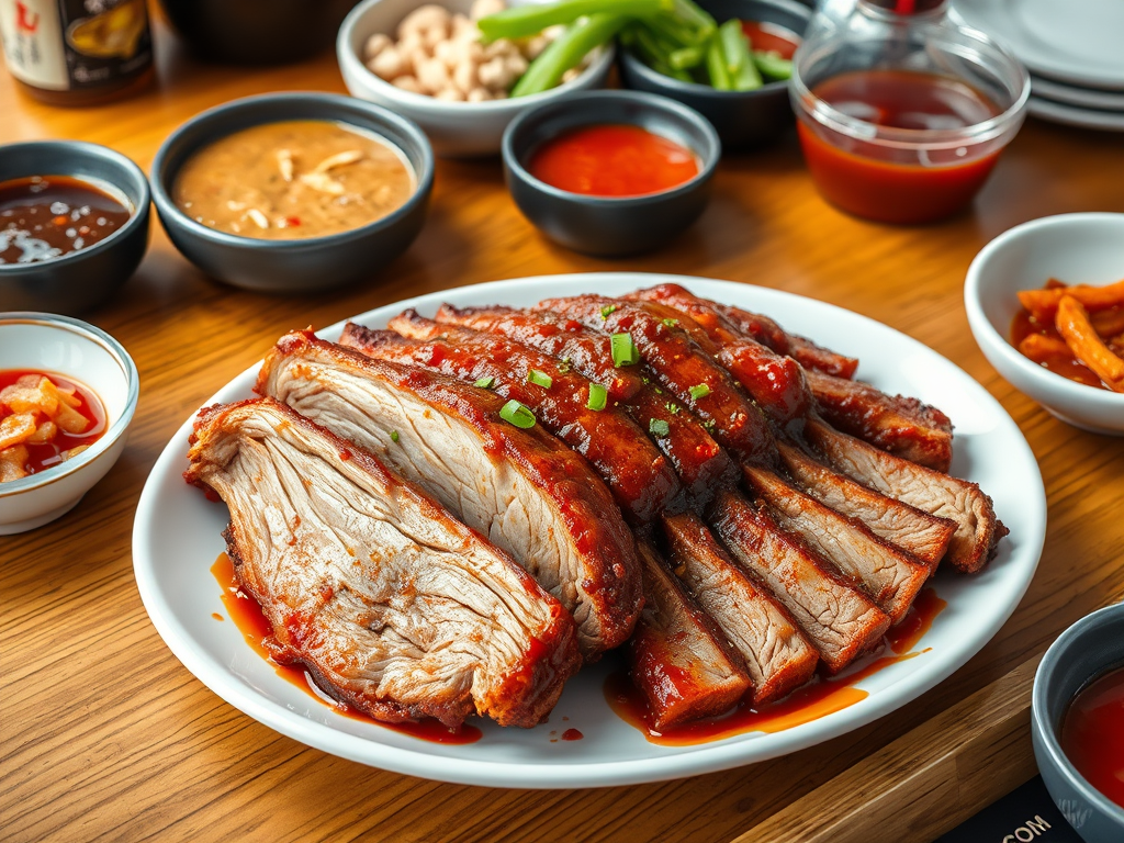 Cantonese-style barbecued pork