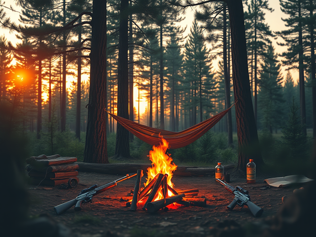 Camping with firearms
