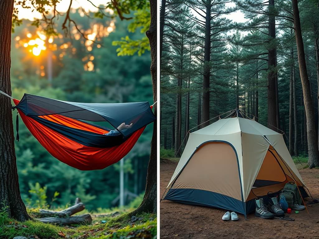 Choosing Between Hammocks and Tents: A Guide