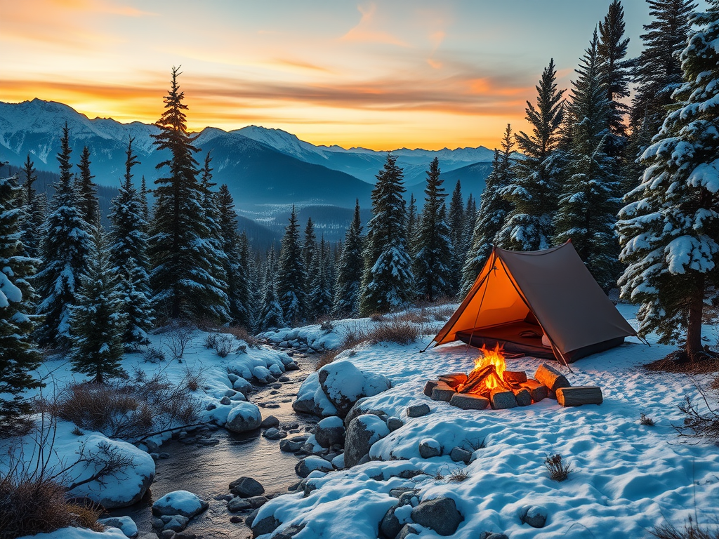 Winter camping
