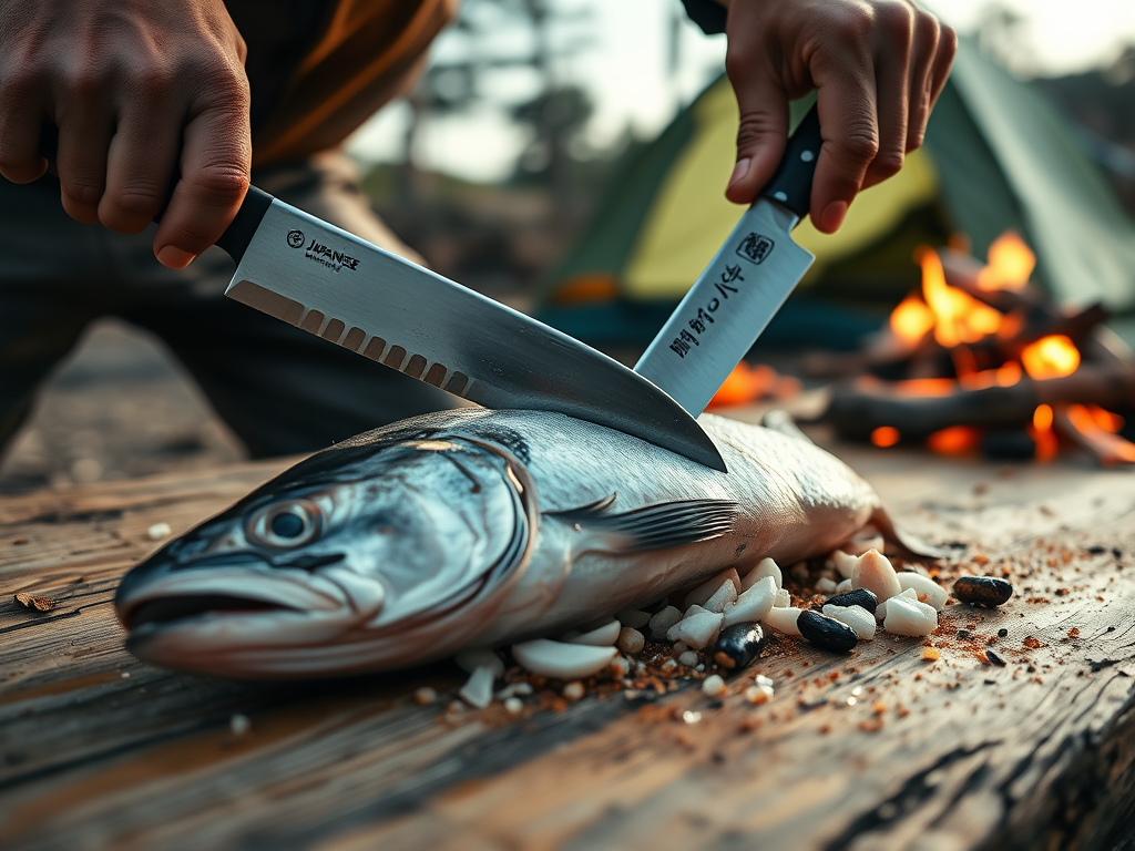 cutting fish