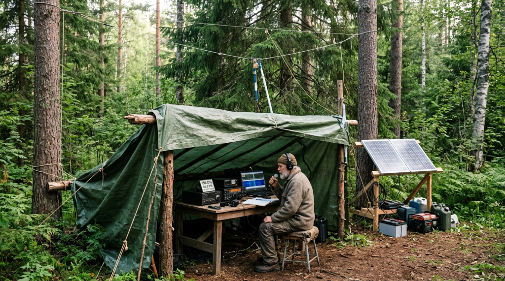 Secure Radio Setup for Dispersed&nbsp;Camping